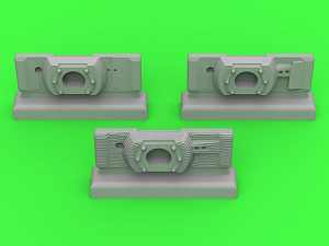 Addition 1/72 Tiger I Gun Mantlets Set