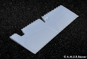 Additions (3D resin printing) 1/48 Early-type rudders for the MiG-29 9-12 (A.M.U.R.Reaver)