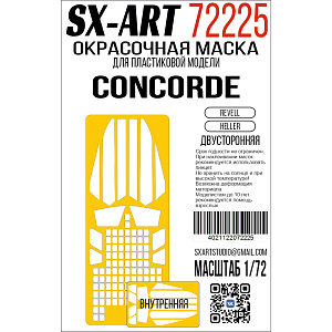 Paint Mask 1/72 Concorde (Revell) (Heller)