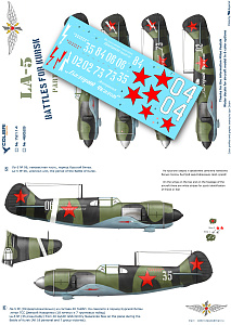 Decal 1/72 La-5 Part I (Colibri Decals)