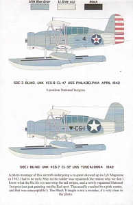 Decal 1/72 SOC Seagulls at War (Starfighter Decals)