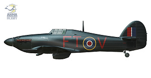 Model kit 1/48 Hawker Hurricane Mk.IIc "Jubilee" (Arma Hobby)