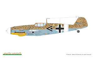 Model kit 1/72 Limited Edition AFRIKA - Messerschmitt Bf 109 (Dual Combo) (Eduard kits)