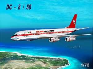 Aircraft kits 1/72 Douglas DC-8-50 Delta Air Lines (Mach 2)
