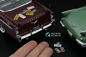 Southwestern U.S. License Plates 1950-1960 Pt.1 (All kits) (with metal base)