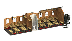 Model kit 1/35 Cid-27 Passenger Carriage (Das Werk)