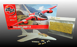 Photo Etching Kit 1/48 Folland Gnat T.1 Detailing set (Metallic Details)