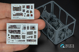 RF-4C Phantom II (late with DMAS) 3D-Printed & coloured Interior on decal paper (Hasegawa) (Small version) (with 3D-printed resin parts)