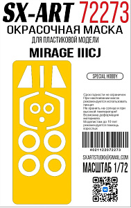 Paint Mask 1/72 Mirage IIICJ (Special Hobby)