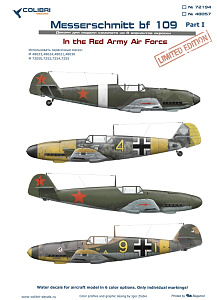 Decal 1/48 Bf-109 in tne Red Army Air Force (Colibri Decals)