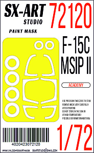 Paint Mask 1/72 F-15C MSIP II (Academy)