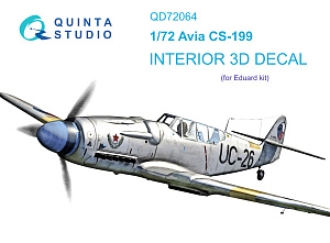 Avia CS-199 3D-Printed & coloured Interior on decal paper (Eduard)