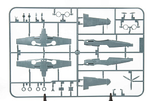 Model kit 1/72 Messerschmitt Bf-109F (Eduard kits)