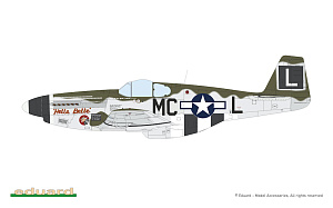 Model kit 1/48 North-American P-51B MALCOLM HOOD Weekend edition (Eduard kits)