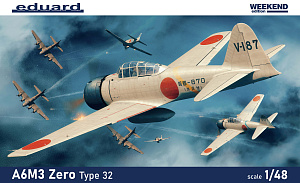 Model kit 1/48 Mitsubishi A6M3 Zero Type 32 Weekend edition (Eduard kits)