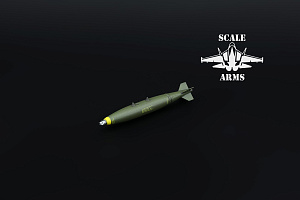 Additions (3D resin printing) 1/48 MK-82 Aviation Bomb (6 pieces included) (Scale Arms)