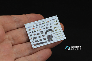 Ju 88A-4 3D-Printed & coloured Interior on decal paper (Hasegawa)