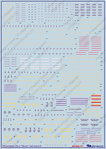 Decal 1/48 Pe-2 technical labels (Begemot)