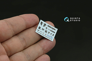 Mirage 2000C 3D-Printed & coloured Interior on decal paper (Modelsvit)