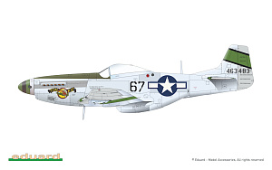 Model kit 1/72 Tales of Iwo Jima P-51D Mustangs Dual Combo HELL IN THE PACIFIC (Eduard kits)