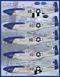 Decal 1/48 "Meyers Maulers Part1" (Furball Aero-Design)