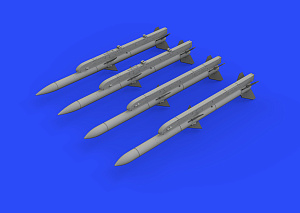 Additions (3D resin printing) 1/72 AIM-120A/B AMRAAM