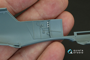  Bf 109E-4/E-7 3D-Printed & coloured Interior on decal paper (for Eduard  kit)