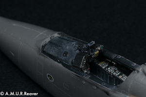 Additions (3D resin printing) 1/48 SEPECAT Jaguar Gr.1A Cab Upgrade Kit (A.M.U.R.Reaver) 