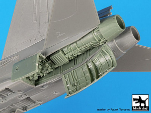 Additions (3D resin printing) 1/72 McDonnell F-4J Phantom engines (designed to be used with Academy kits) 