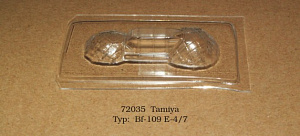 Vacu Canopy 1/72 Bf-109 E-4/7 (TAM) (Rob Taurus)