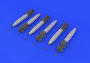 Additions (3D resin printing) 1/48 Mark 82 bomb with airbrake late kits