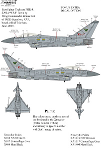 Decal 1/72 RAF Lockheed C-130J Hercules C.5 Special Schemes Pt1 (1) (Xtradecal)