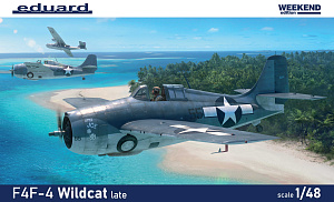 Model kit 1/48 F4F-4 Wildcat late (Weekend Edition) (Eduard kits)