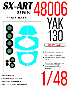 Paint Mask 1/48 Yak-130 (KittyHawk)