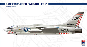 Model kit 1/48 Vought F-8E Crusader (Hobby 2000)