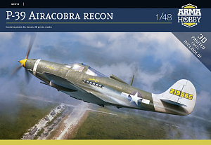Model kit 1/48 P-39 Airacobra RECON (3x camo) (Arma Hobby)