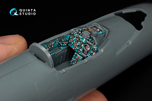 MiG-21bis late Fishbed-N 3D-Printed & coloured Interior on decal paper (Eduard) (with 3D-printed resin parts)