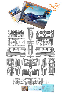 Model kit 1/48 Douglas A2D-1 Skyshark ADVANCED KIT (Clear Prop)
