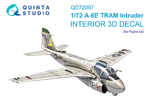 A-6E TRAM Intruder 3D-Printed & coloured Interior on decal paper (Fujimi)