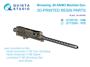 Browning .50 ANM3 Machine Gun, 4 pcs (for all kits)