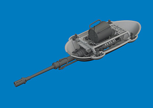Additions (3D resin printing) 1/48 Henschel Hs-129B MK 101 gun pod (3D-Printed) 1/48 (designed to be used with Takom kits)