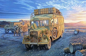 Model kit 1/35 Opel Blitz Omnibus W39 Stabswagen (Roden)