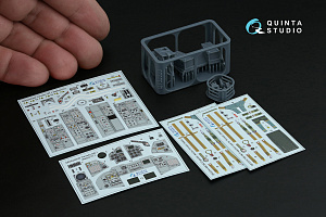 Tornado Gr.1 3D-Printed & coloured Interior on decal paper (Italeri) (with 3D-printed resin parts)