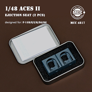 Additions (3D resin printing) 1/48 ACES II Ejection Seats for McDonnell F-15 Eagle (2pcs) (designed to be used with Academy, Great Wall Hobby, Hasegawa, Hobby Boss, Italeri and Tamiya kits)
