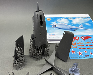 Model kit (3D resin printing) 1/48 MiG-9 fighter jet (KepModels)