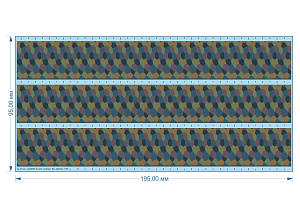 German WWI 5-Colour Lozenge (upper surface)