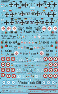 Decal 1/72 Fiat G.91R/3 (13) (Xtradecal)