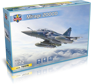 Model kit 1/72 Dassault-Mirage 2000D with SCALP-EG "Storm Shadow' Missile (Modelsvit) 