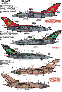 Decal 1/48 Panavia Tornado Special Schemes (3) (Xtradecal)