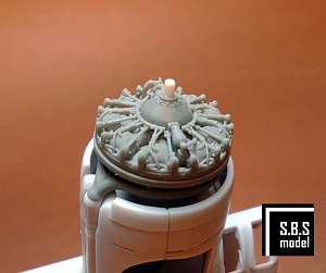 Additions (3D resin printing) 1/72 Boeing B-17G/Mk.III Flying Fortress engine set (designed to be used with Airfix kits) 3D-printed resin